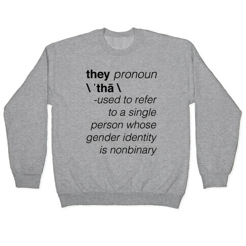 They Merriam-Webster Definition Pullover