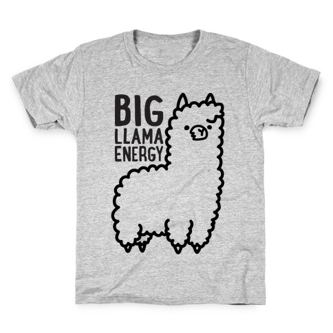 Big Llama Energy Kids T-Shirt