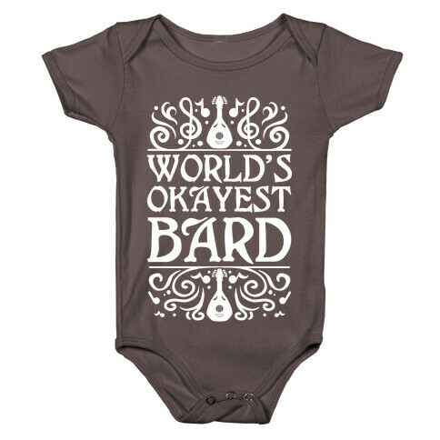 World's Okayest Bard Baby One-Piece