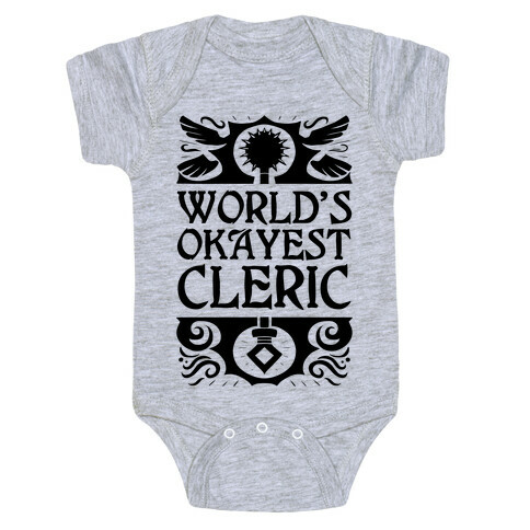 World's Okayest Cleric Baby One-Piece