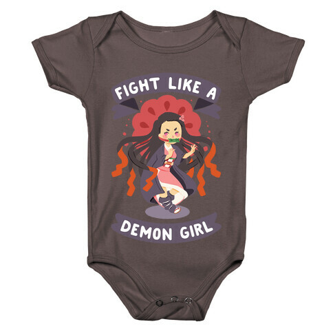 Fight Like a Demon Girl Nezuko Baby One-Piece