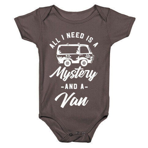 All I Need is a Mystery and a Van Baby One-Piece