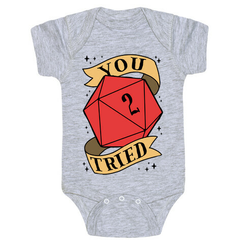 You Tried D20 Baby One-Piece