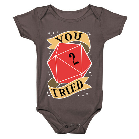 You Tried D20 Baby One-Piece