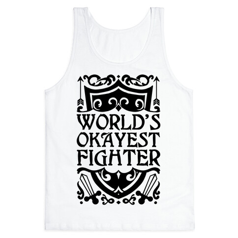 World's Okayest Fighter Tank Top