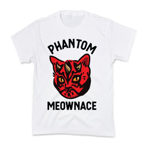The Phantom Meownace  Kids T-Shirt