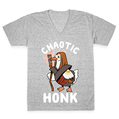 Chaotic Honk V-Neck Tee Shirt