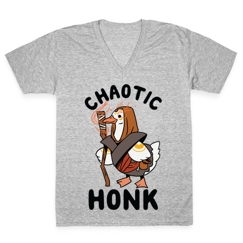 Chaotic Honk V-Neck Tee Shirt