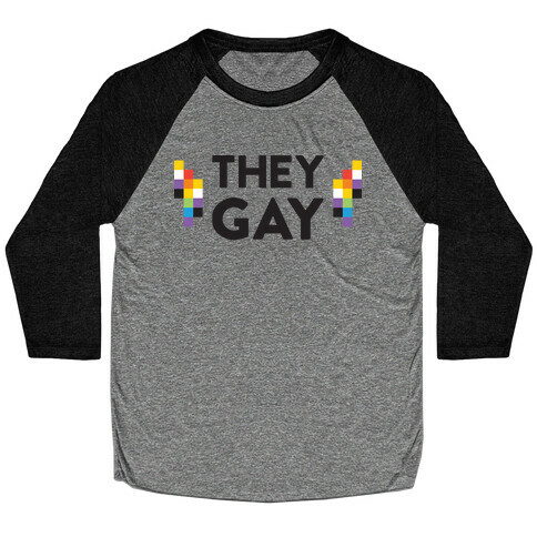 They Gay Baseball Tee