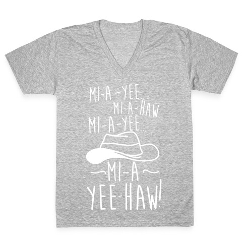 Mi-A-Yee-Haw V-Neck Tee Shirt