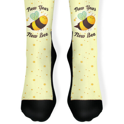 New Year New Bee Sock
