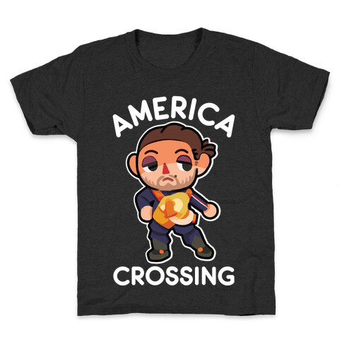 America Crossing Parody Kids T-Shirt