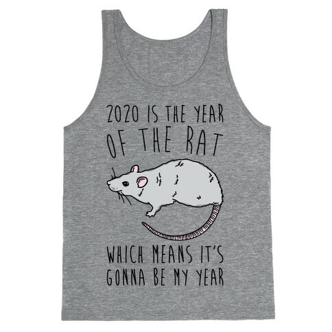 2020 Is The Year of The Rat Tank Top