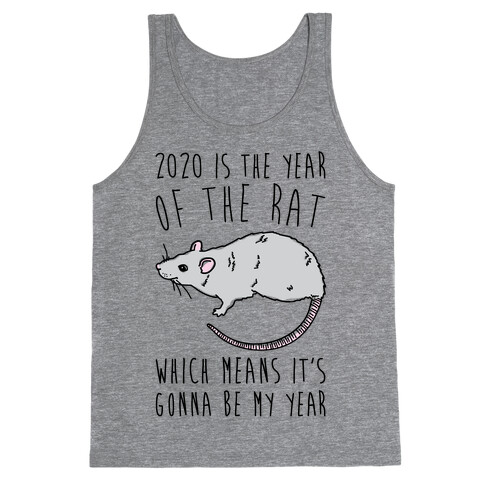 2020 Is The Year of The Rat Tank Top