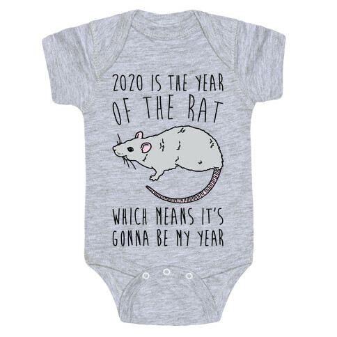 2020 Is The Year of The Rat Baby One-Piece