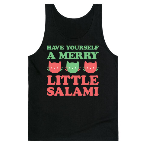 Have Yourself A Merry Little Salami Tank Top