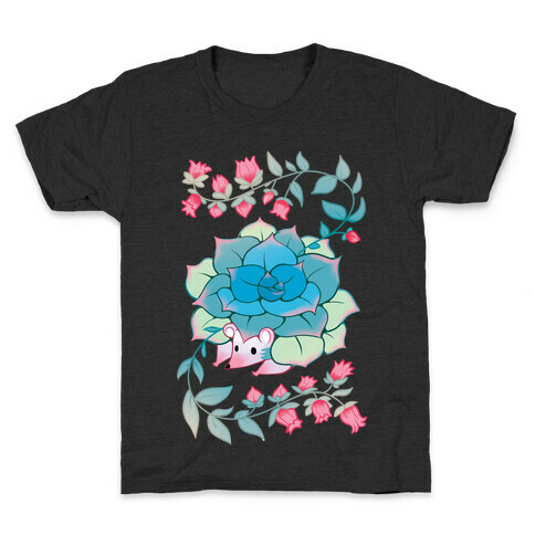 Hedgehog Succulent Kids T-Shirt