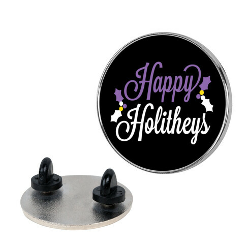Happy Holitheys! Non-binary Holiday Pin