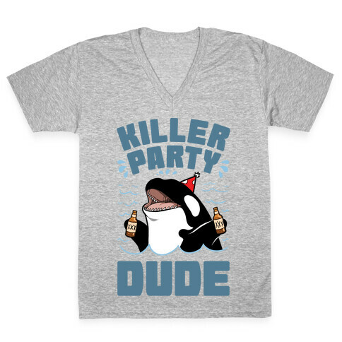 Killer Party Dude V-Neck Tee Shirt