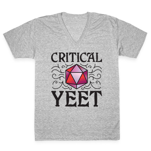 Critical Yeet V-Neck Tee Shirt