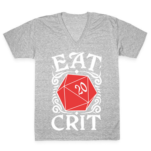 Eat Crit V-Neck Tee Shirt