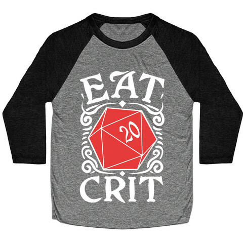 Eat Crit Baseball Tee