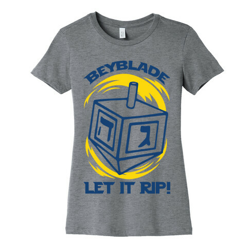 Beyblade Let It Rip Dreidel  Womens T-Shirt