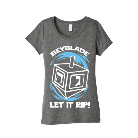 Beyblade Let It Rip Dreidel  Womens T-Shirt