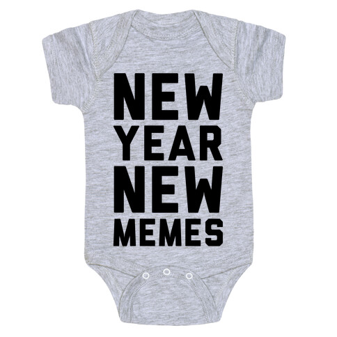 New Year New Memes Baby One-Piece