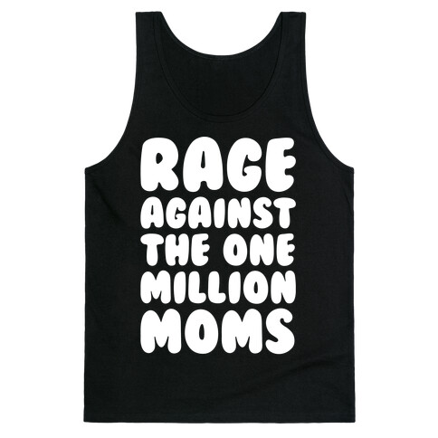 Rage Against The One Million Moms White Print Tank Top