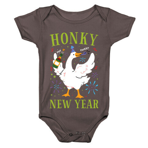 Honky New Year Baby One-Piece