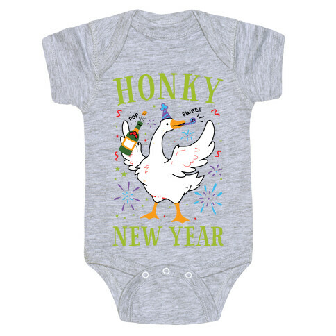 Honky New Year Baby One-Piece