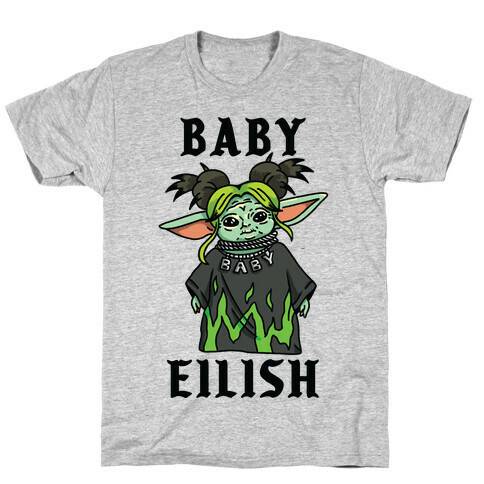 Baby Eilish Yoda Parody T-Shirt