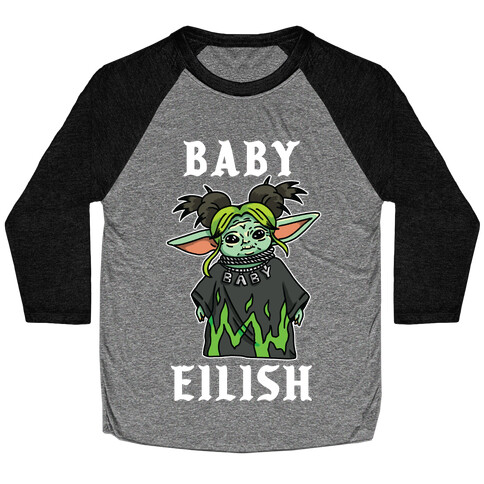 Baby Eilish Parody Baseball Tee