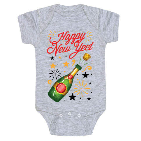 Happy New Yeet Baby One-Piece