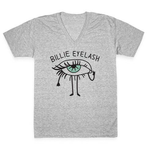 Billie Eyelash V-Neck Tee Shirt