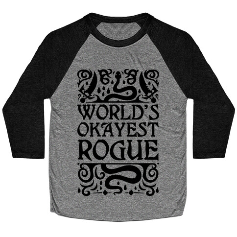 World's Okayest Rogue Baseball Tee