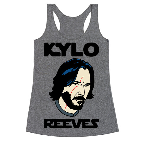 Kylo Reeves Parody Racerback Tank Top