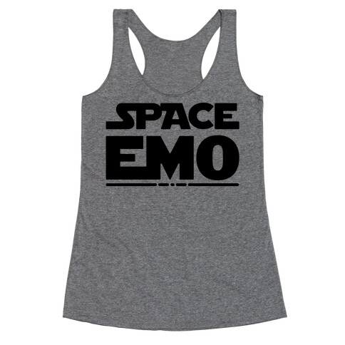 Space Emo Parody Racerback Tank Top