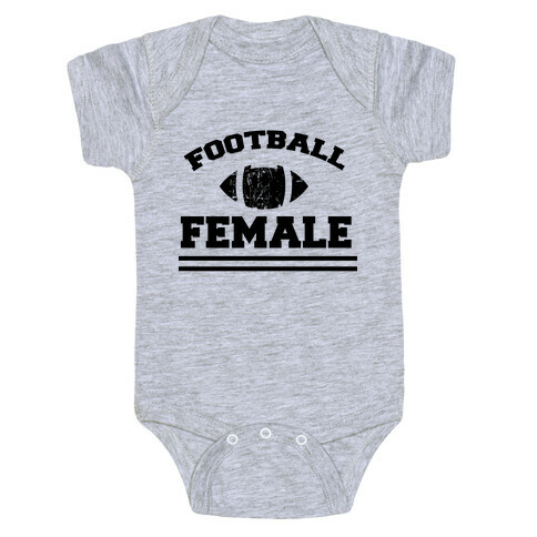 Football Female Baby One-Piece