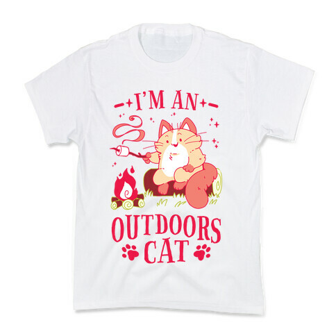 I'm An Outdoors Cat Kids T-Shirt