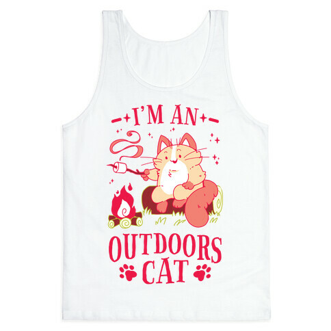 I'm An Outdoors Cat Tank Top