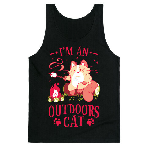 I'm An Outdoors Cat Tank Top