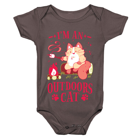 I'm An Outdoors Cat Baby One-Piece