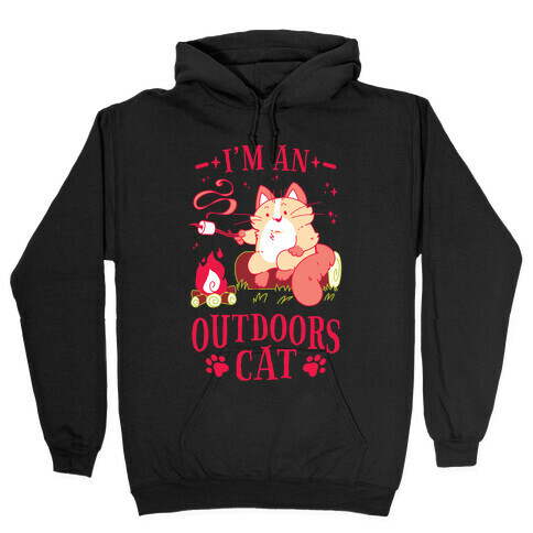 I'm An Outdoors Cat Hooded Sweatshirt