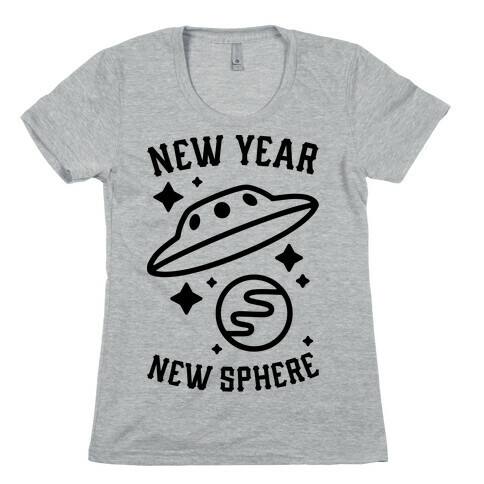 New Year New Sphere Womens T-Shirt