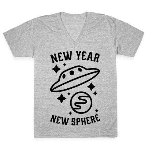 New Year New Sphere V-Neck Tee Shirt