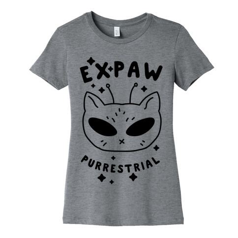 Expaw Purrestrial  Womens T-Shirt