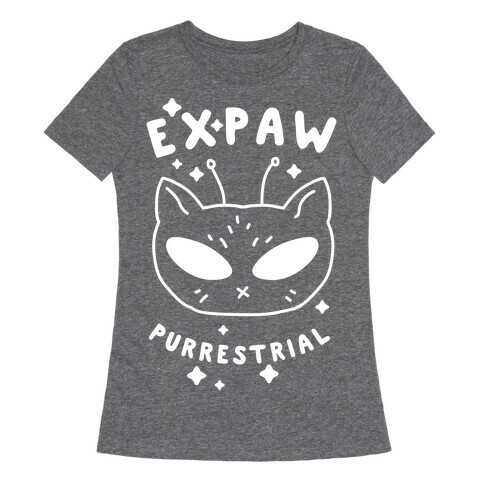 Expaw Purrestrial  Womens T-Shirt