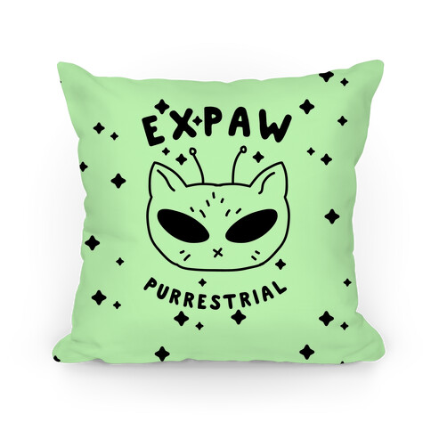 Expaw Purrestrial  Pillow